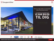 Tablet Screenshot of daugaardbiler.dk